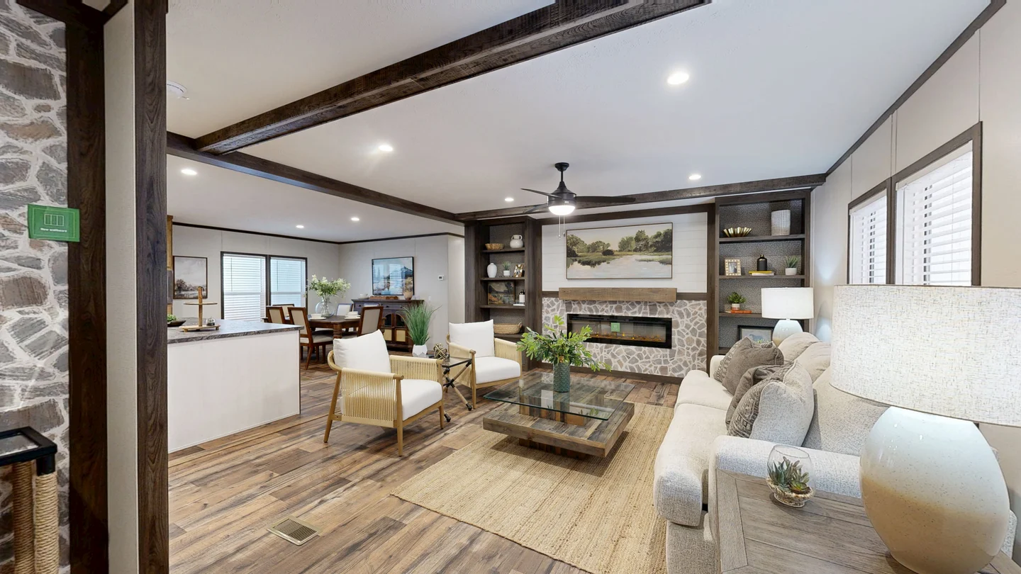 Mountain View Double Wide home by Clayton Homes for sale at Gulf South Homes in Houma, Louisiana